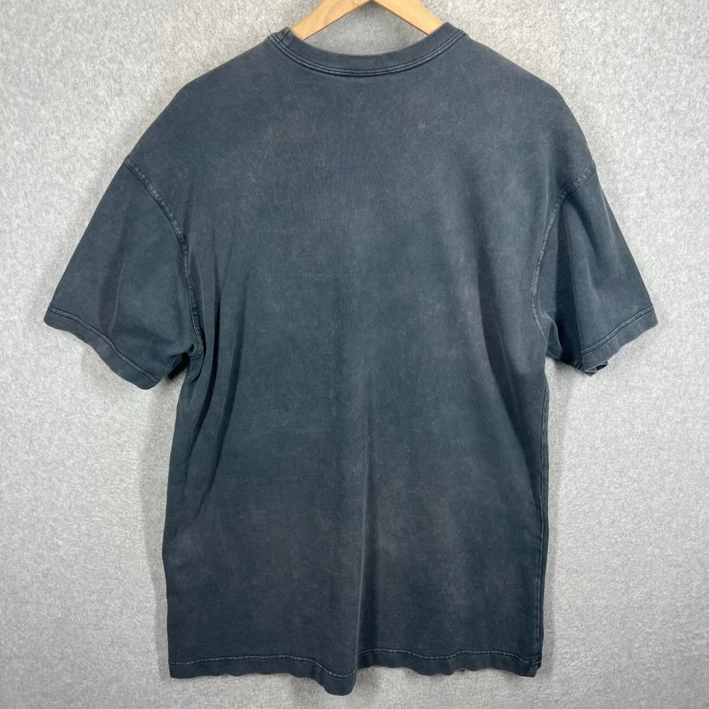 Nike Sportswear Pocket Long T-Shirt Womens M Black Acid Wash CZ9862-010 EUC